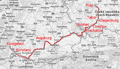 Fahrtstrecke